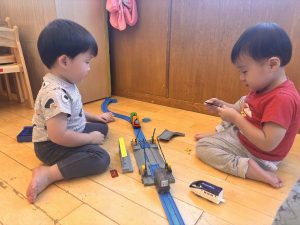 幼児クラスに遊びに行ったよ！