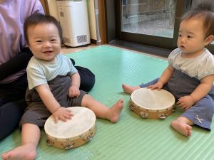 楽器遊び楽しいな♪