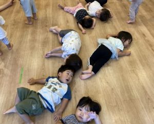 みんなで身体を動かしたよ