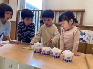 お店屋さん練習～かき氷チーム～