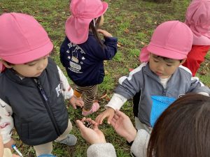 ミモザ広場で遊んだよ！