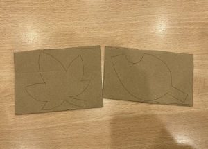 秋をみつけに行く準備をしたよ!(^^