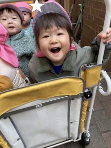戸外でたくさん遊んだよ♩