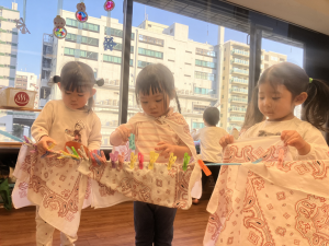 お洗濯ごっこ