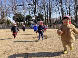 かけっこをしたよ！