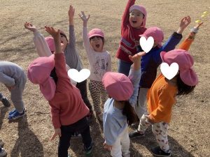 ドッチボールで勝負だ～(^^♪