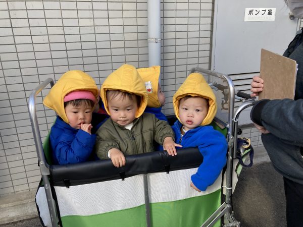 避難訓練に参加しました。