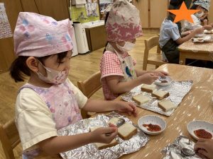 食育活動☆ジャムサンド作り☆