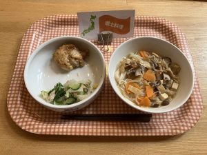 【郷土料理】～おくずかけ～