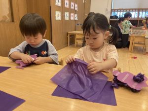 ぶどう狩りだ～！