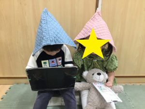 お友達と一緒に