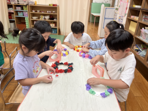 ハロウィンお面作り