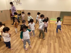 音楽に合わせて♪